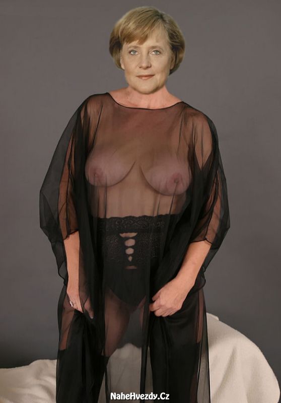 Nahá Angela Merkelova. Fotka - 54